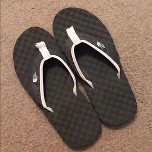 North Face flip flops